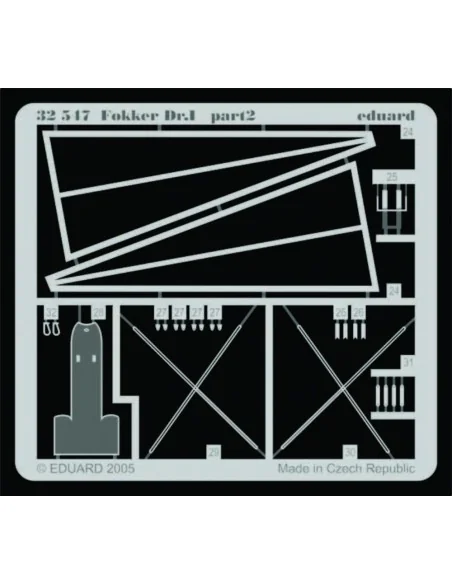 Fokker Dr. I, 1/32 - Eduard Accessories 32547