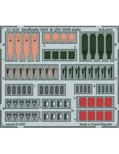 Seatbelts USAF & USN WWII early, 1/32 - Eduard Accessories 32604
