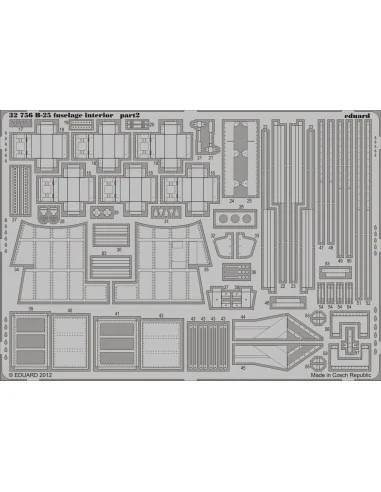 B-25 fuselage interior for HK Models, 1/32 - Eduard Accessories 32756