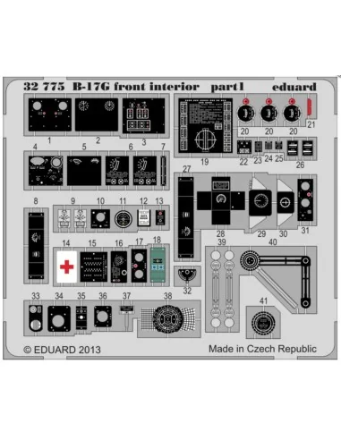 B-17G front interior S.A. for HK Models, 1/32 - Eduard Accessories ...