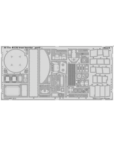 B-17G front interior S.A. for HK Models, 1/32 - Eduard Accessories ...