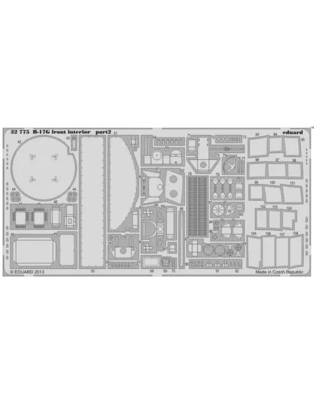 [NO_DESC] B-17G front interior S.A. for HK Models, 1/32 - Eduard Ac...