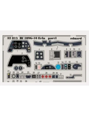 [NO_DESC] Bf 109G-10 Erla for Revell, 1/32 - Eduard Accessories 32815