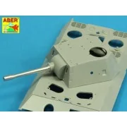 Dummy gun barrel for Panther Ausf. D, 1/35 - Aber Models 35 L-209 Dummy gun barrel for Panther Ausf. D, 1/35 - Aber Models 35 L-209