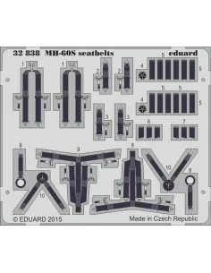 MH-60S searbelts for Academy, 1/35 - Eduard Accessories 32838