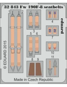 Fw 190F-8 seatbelts for Revell, 1/32 - Eduard Accessories 32843