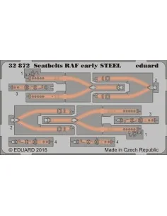 Seatbelts RAF early STEEL, 1/32 - Eduard Accessories 32872