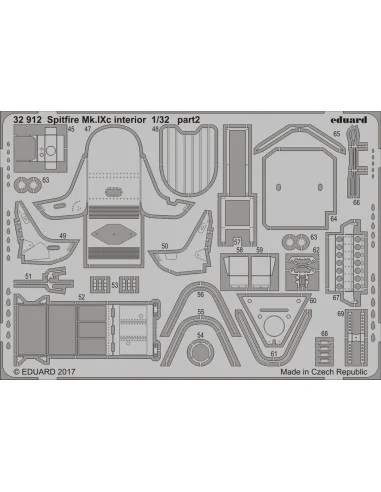 [NO_DESC] Spitfire Mk.IXc interior for Revell, 1/32 - Eduard Access...
