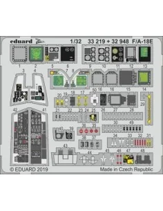 F/A-18E interior for Revell, 1/32 - Eduard Accessories 32948