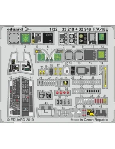F/A-18E interior for Revell, 1/32 - Eduard Accessories 32948