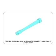 Dummy gun barrel for Panther Ausf. D, 1/35 - Aber Models 35 L-209 Dummy gun barrel for Panther Ausf. D, 1/35 - Aber Models 35 L-209