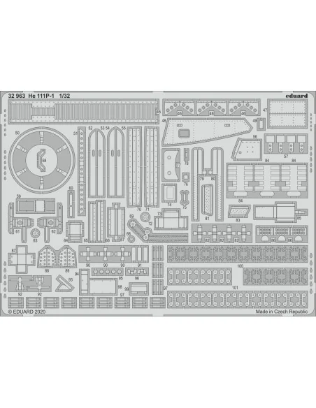 He 111P-1 for Revell, 1/32 - Eduard Accessories 32963