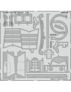 F/A-18F interior, for REVELL, 1/32 - Eduard Accessories 32992