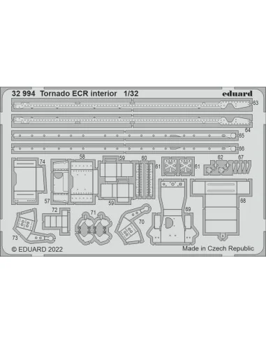 Tornado ECR interior for ITALERI, 1/32 - Eduard Accessories 32994