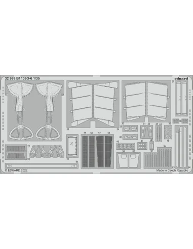 [NO_DESC] Bf 109G-6, 1/35 - Eduard Accessories 32999