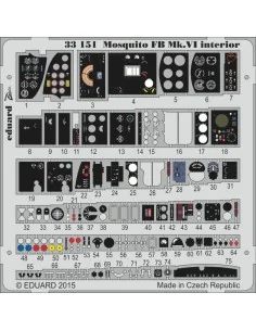 Mosquito Mk.VI interior for Tamiya, 1/32 - Eduard Accessories 33151