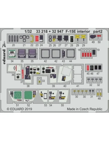 F-15E interior for Tamiya, 1/32 - Eduard Accessories 33218