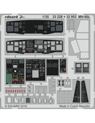 MH-60L for Kitty Hawk, 1/35 - Eduard Accessories 33228
