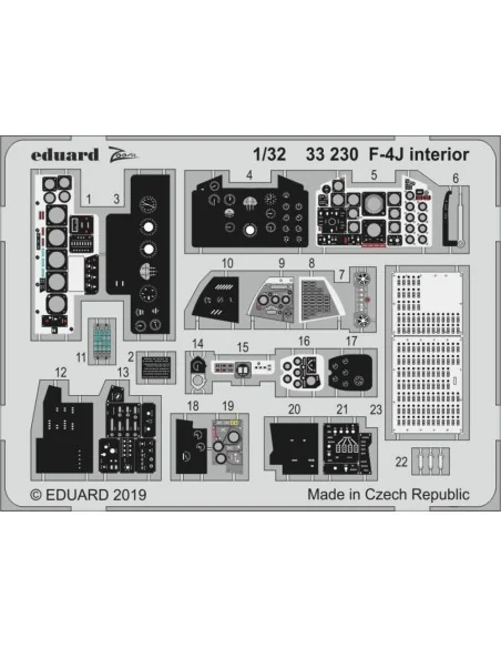 F-4J interior for Tamiya, 1/32 - Eduard Accessories 33230