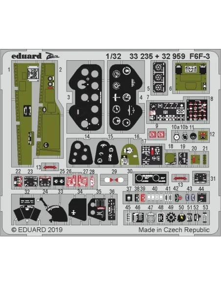 F6F-3 for Trumpeter, 1/32 - Eduard Accessories 33235