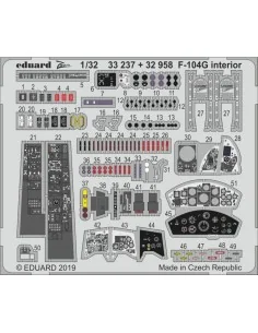 [NO_DESC] F-104G interior for Italeri, 1/32 - Eduard Accessories 33237