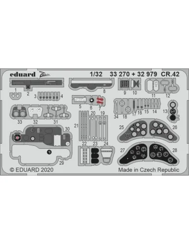 [NO_DESC] CR.42 for ICM, 1/32 - Eduard Accessories 33270