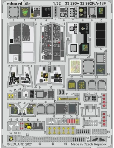 F/A-18F, for REVELL, 1/32 - Eduard Accessories 33290