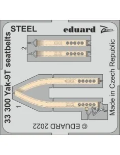 Yak-9T seatbelts STEEL, 1/32 - Eduard Accessories 33300