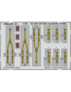 [NO_DESC] CH-54A seatbelts STEEL 1/35 ICM, 1/35 - Eduard Accessorie...