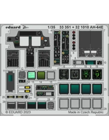 AH-64E 1/35 TAKOM, 1/35 - Eduard Accessories 33351