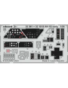 AH-1G early seatbelts STEEL 1/35, 1/32 - Eduard Accessories 33362