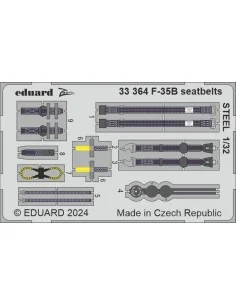 F-35B seatbelrs STEEL, 1/32 - Eduard Accessories 33364