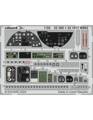 B5N2 BORDER MODEL, 1/35 - Eduard Accessories 33365