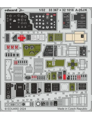 A-20J/K HKM, 1/32 - Eduard Accessories 33367