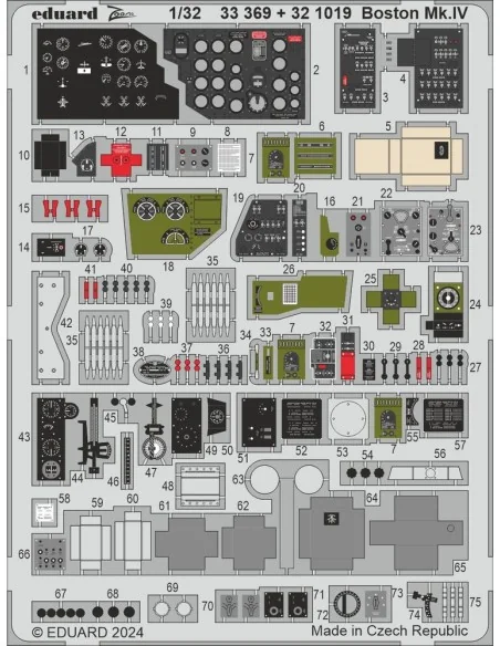 Boston Mk.IV HKM, 1/32 - Eduard Accessories 33369