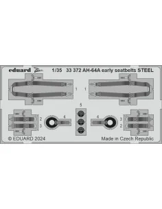 [NO_DESC] AH-64A early seatbelts STEEL, 1/35 - Eduard Accessories 3...