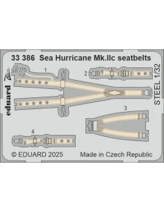 Sea Hurricane Mk.IIc seatbelts STEEL for Revell, 1/32 - Eduard Acce...