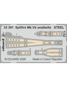 Spitfire Mk.Vb seatbelts STEEL for Kotare, 1/32 - Eduard Accessorie...