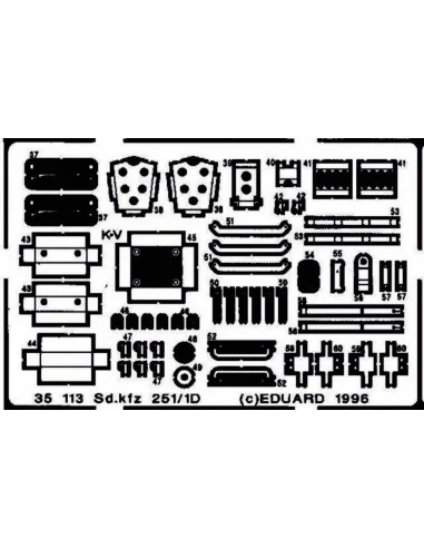 [NO_DESC] Sd.Kfz. 251/1 Ausf. D Detailbausatz, 1/35 - Eduard Access...