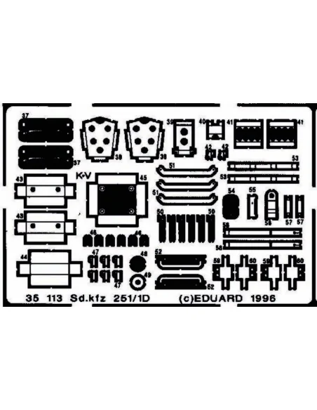 [NO_DESC] Sd.Kfz. 251/1 Ausf. D Detailbausatz, 1/35 - Eduard Access...