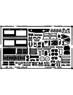 Horch Kfz. 15 Detailbausatz, 1/35 - Eduard Accessories 35114