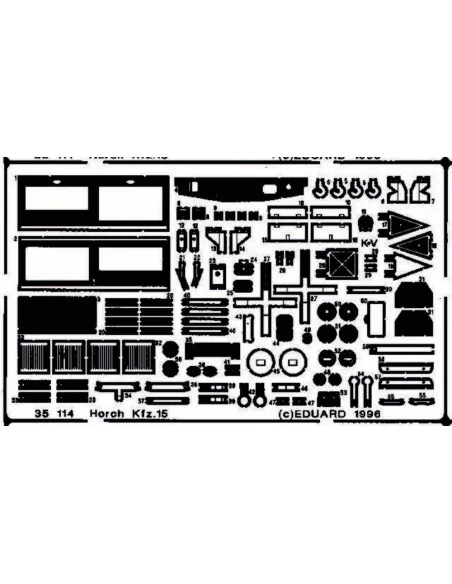 Horch Kfz. 15 Detailbausatz, 1/35 - Eduard Accessories 35114