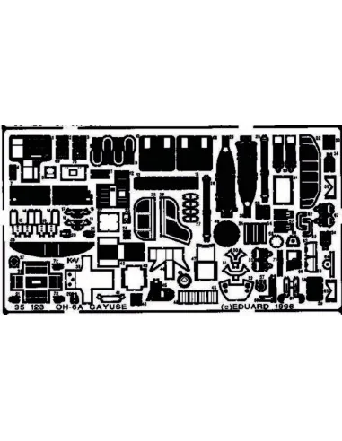 OH-6A Cayuse, 1/35 - Eduard Accessories 35123