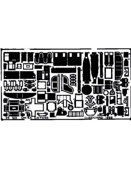 OH-6A Cayuse, 1/35 - Eduard Accessories 35123