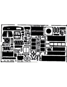 Opel Blitz 3(t) Type S Detailbausatz, 1/35 - Eduard Accessories 35154