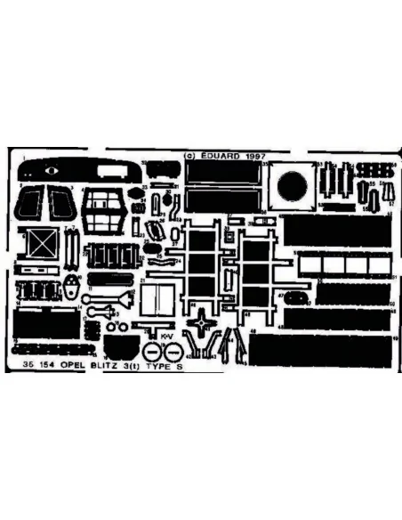 Opel Blitz 3(t) Type S Detailbausatz, 1/35 - Eduard Accessories 35154