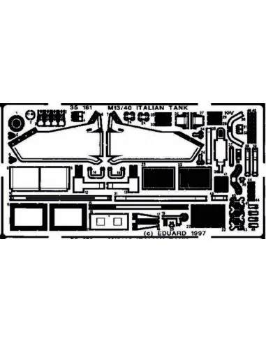 M13/40 Panzer Detailbausatz, 1/35 - Eduard Accessories 35161