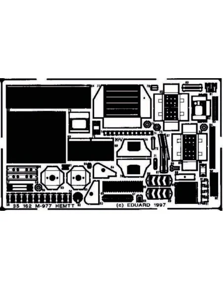 M-977 HEMIT Detailbausatz, 1/35 - Eduard Accessories 35162