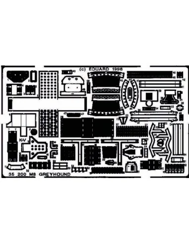 [NO_DESC] M8 Greyhound Detailbausatz, 1/35 - Eduard Accessories 35200