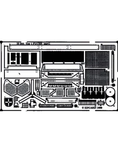 Tpz-1 Fuchs für Revell Bausatz, 1/35 - Eduard Accessories 35244